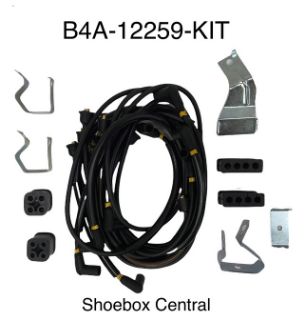 B4A-12259-KIT 1954 1955 1956 1957 1958 1959 1960 1961 1962 1963 1964 Ford Y-Block Spark Plug Ignition Wire Kit