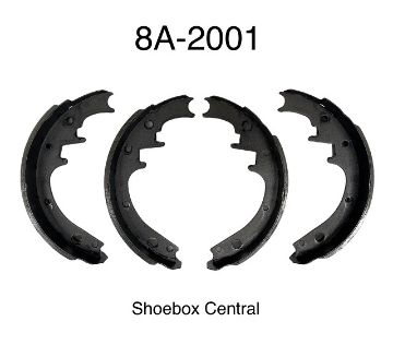 1949-1950-1951-1952-1953-ford-front-brake-shoes 8A-2001 1949 1950 1951 1952 1953 1954 Ford Front Brake Shoes