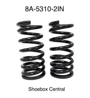 8A-5310-2IN 1949 1950 1951 1952 1953 Ford 2 inch dropped Lowering Coil Springs