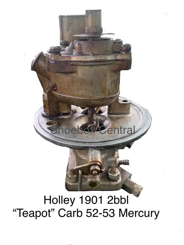 EAC9590 1952 1953 Mercury Teapot Carburetor Rebuild Overhaul Service
