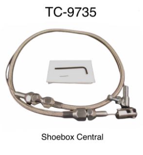 TC-9735 Toe Board Mount Pedal Throttle Cable