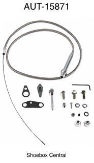 AUT-15871 Chevrolet Chevy TH-350 Kickdown Cable Stainless