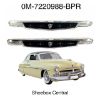 0M-7220988-BPR 1950 Mercury Black Garnish Molding Emblems
