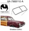 8A-7903110-A 1949 1950 1951 Ford Wagon Single Groove Windshield Rubber Seal Weatherstripping Gasket