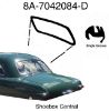 8A-7042084-D 1949 1950 1951 Ford Single Groove Rear Back Window Rubber Seal Weatherstrip Gasket