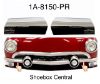 1A-8150-PR 1951 Ford Shoebox Chrome Short Center Grille Bars