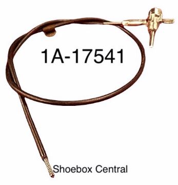 1951-ford-vacuum-windshield-wiper-switch-control-cable 1A-17541 1951 Ford Windshield Wiper Motor Control Cable