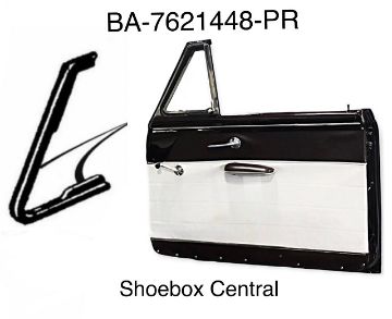 ba-7621448-pr-1952-1953-1954-ford-victoria-convertible-vent-wing-window-rubber-seals-weatherstripping BA-7621448-PR 1952 1953 1954 Ford Victoria Convertible Vent Window Rubber Seals Weatherstrip