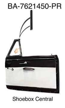 ba-7621450-pr-1952-1953-1954-ford-victoria-convertible-back-edge-vertical-vent-wing-window-rubber-seal-weatherstripping BA-7621450-PR 1952 1953 1954 Ford Victoria Convertible Vertical Back Edge Vent Window Rubber Seal