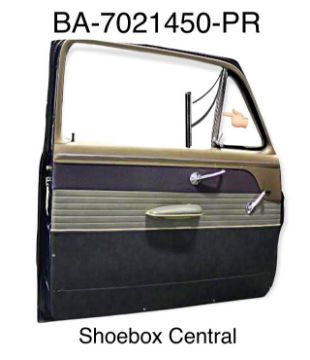 ba-7021450-pr-1952-1953-1954-ford-sedan-back-edge-vertical-vent-wing-window-rubber-weatherstripping-seal BA-7021450-PR 1952 1953 1954 Ford Sedan Back Edge Vertical Vent Wing Window Rubber Weatherstrip Seals