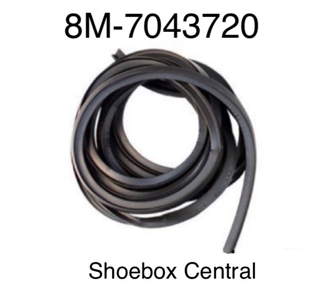 Carpenter Rubber Door Seal Weatherstripping For 1949 1950 1951 Mercury Coupe
