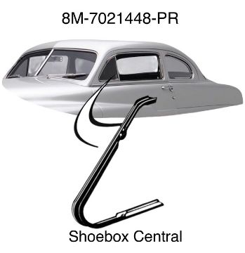 8m-7021448-pr-1950-1951-mercury-front-vent-wing-window-rubber-seals-weatherstripping 8M-7021448-PR 1950 1951 Mercury Front Vent Wing Window Rubber Weatherstrip Seal Gaskets