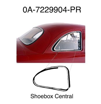 1949-1950-1951-ford-club-coupe-rear-quarter-window-rubbber-weatherstripping-seals 0A-7229904-PR 1949 1950 1951 Ford Club Coupe Quarter Window Rubber Seal Weatherstrip