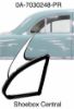 0A-7030248-PR 1949 1950 1951 Ford Tudor Sedan Fixed Solid Rear Vent Wing Quarter Window Rubber Seal Weatherstrip
