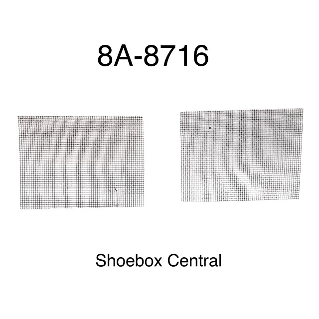 8A8716 1949 1950 Ford Fresh Air Ventilation Intake Screens Mesh