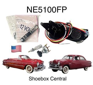 NE5100FP 1951 Ford Shoebox 12V Elelctric Windshield Wiper Motor Conversion Kit