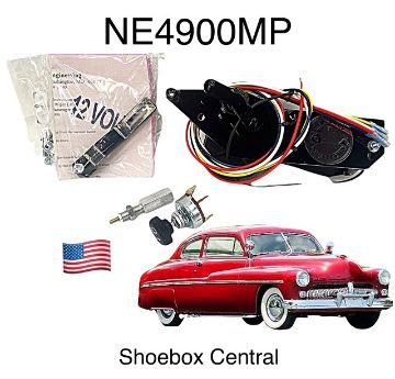1949-mercury-12v-electric-wiper-motor NE4900MP 1949 Mercury 12V Electric Windshield Wiper Conversion Kit
