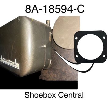 1949-1950-1951-ford-heater-box-to-firewall-seal-gasket-new 8A-18594-C 1949 1950 1951 Ford Interior Heater Box Case to Firewall Seal Foam Rubber Gasket