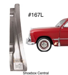 167L 1949 1950 1951 Ford Passenger Car Left Front Inner Fender Support Brace