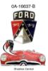 0A-16637-B 1950 1951 Ford Hood Emblem Badge Medallion Crest Plastic