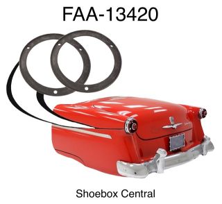 FAA-13420 1952 1953 1954 Ford Tail Light Housing Bezel to Quarter Fender Body Rubber Pad Seal Gasket