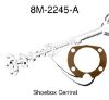 8M-2245-A 1949 1950 1951 Mercury Backing Plate to Differential Housing Gasket