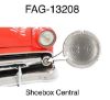 FAG-13208 1954 Ford Passenger Car Parking Light Turn Signal Lens Clear New