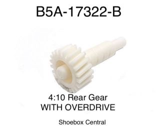 B5A-17322-B 1949 1950 1951 Ford Speedometer Gear 21 Teeth 4:10 Ratio With Overdrive
