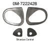 0M-7222428 1950 1951 Mercury Outside Exterior Rubber Door Handle Pads Gaskets Woody Wagon