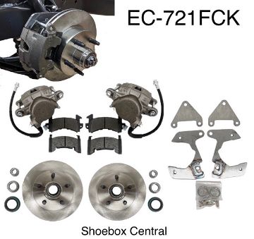 1949-1950-1951-1952-1953-ford-front-disc-brake-conversion-kit EC-721FCK 1949 1950 1951 1952 1953 Ford Front Disc Brake Conversion Swap Upgrade Kit NEW