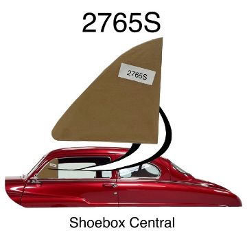 2765s-1949-1950-1951-mercury-coupe-sport-sedan-front-vent-wing-window-glass-new 2765S 1949 1950 1951 Mercury Coupe 4 Door Front Door Vent Wing Window Glass New