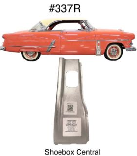 337R 1952 1953 1954 Ford Car Right Passenger Lower Fender Brace Panel 