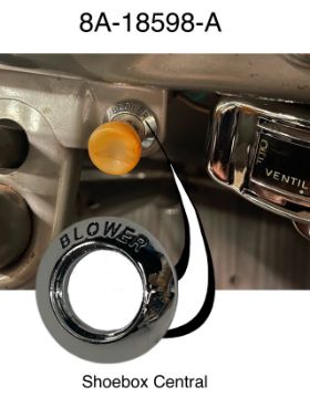 1949-1950-ford-blower-switch-chrome-bezel 8A-18598-A web 1949 1950 Ford Car Blower Heater Switch Chrome Bezel Trim Ring Escutcheon.jpg