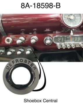1949-ford-chrome-defroster-cable-bezel 8A-18598-B web 1949 Ford Car Chrome Defroster Cable Bezel Trim Ring Escutcheon.jpg