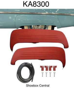 1949-1950-1951-ford-3-three-rib-fender-skirts-spats KA8300 web 1949 1950 1951 Ford Car Steel Fender Skirts Spats 3 Three Rib Factory Stock Style.jpg