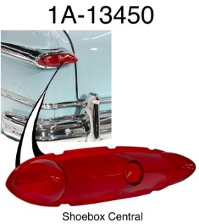 1A-13450 web 1951 Ford Car Tail Light Lamp Red Plastic Lens.jpg