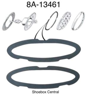 8A-13461 1949 1950 Ford Car Tail Light Lens to Housing Seal Gasket Foam Rubber Pair New.jpg