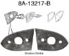 8a-13217-B web1 1949 Ford Car Park Parking Light Turn Signal Housing Body to Fender Rubber Gasket Seal Pad New Pair.jpg