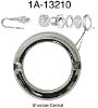 1A-13210 web 1951 Ford Park Parking Light Turn Signal Indicator Chrome Lens Retainer Bezel Trim Ring New.jpg