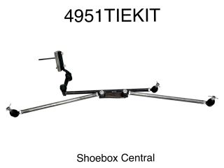 4951TIEKIT web 1949 1950 1951 Ford Shoebox Passenger Car Steering Linkage Upgrade Trick Tie Rod Kit.jpg