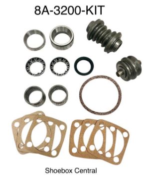 8A-3200-KIT 1949 1950 1951 Ford Shoebox Passenger Car Steering Gear Box Rebuild Overhaul Kit