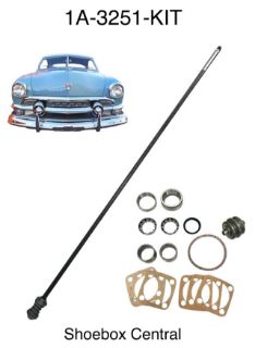 1A-3251-KIT 1951 Ford Shoebox Passenger Car Steering Gear Box Rebuild Overhaul Kit with Shaft
