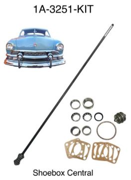 1A-3251-KIT 1951 Ford Shoebox Passenger Car Steering Gear Box Rebuild Overhaul Kit with Shaft