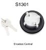 S1301 display 1949 1950 1951 Ford Car Chrome Locking Fuel Gas Cap Lid.jpg